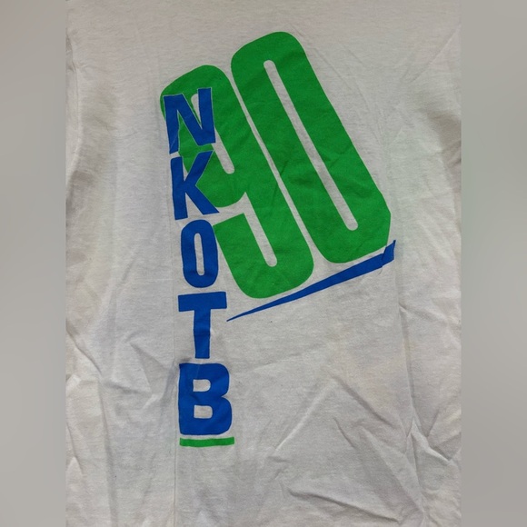 Vintage 1990 New Kids On The Black Magic Summer Tour Shirt White Size Small - Picture 5 of 7